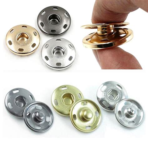 metal fabric poppers|metal press studs for clothing.